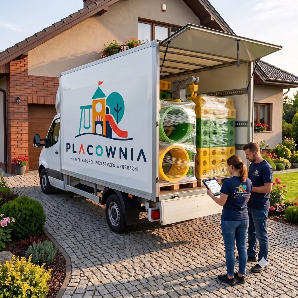 Dostawa placu zabaw pod obiekt klienta